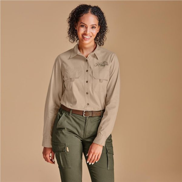 Ladies Long Sleeve Mawenzi Twill Shirt