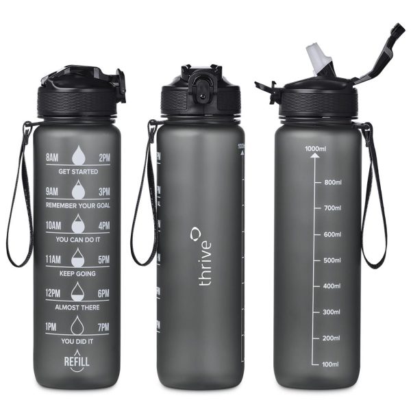 Eva & Elm Neptune Plastic Water Bottle - 1 Litre