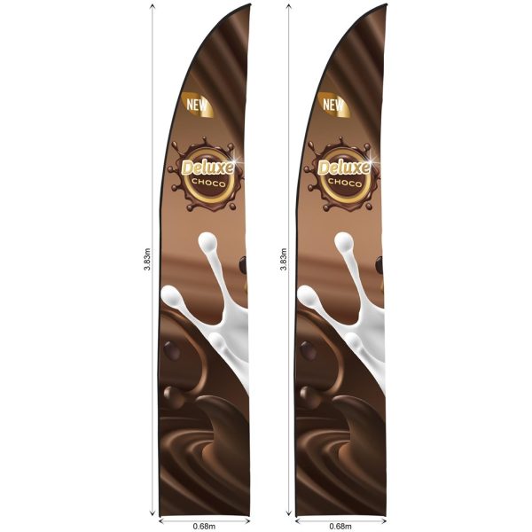 Legend 3m Sublimated Arcfin Flying Banner Skin - Set Of 2 (Excludes Hardware)