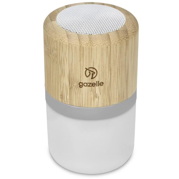 Okiyo Heiwa Bamboo Bluetooth Speaker & Night Light