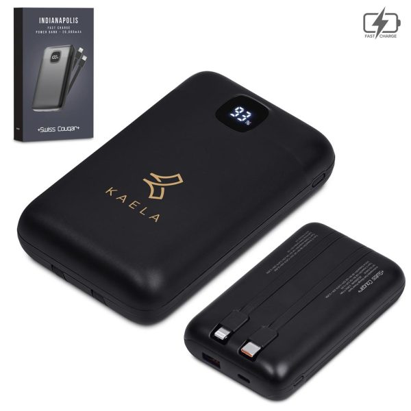 Swiss Cougar Indianapolis Fast Charge 22.5W Power Bank -20,000mAh