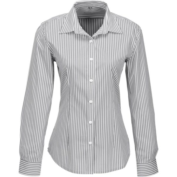 Ladies Long Sleeve Glenarbor Shirt - Grey